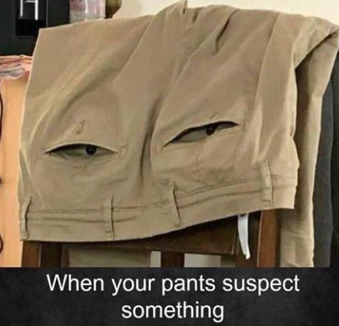 Smilin' Wizard on X: Hmm #pants #trousers #clothes #eyes