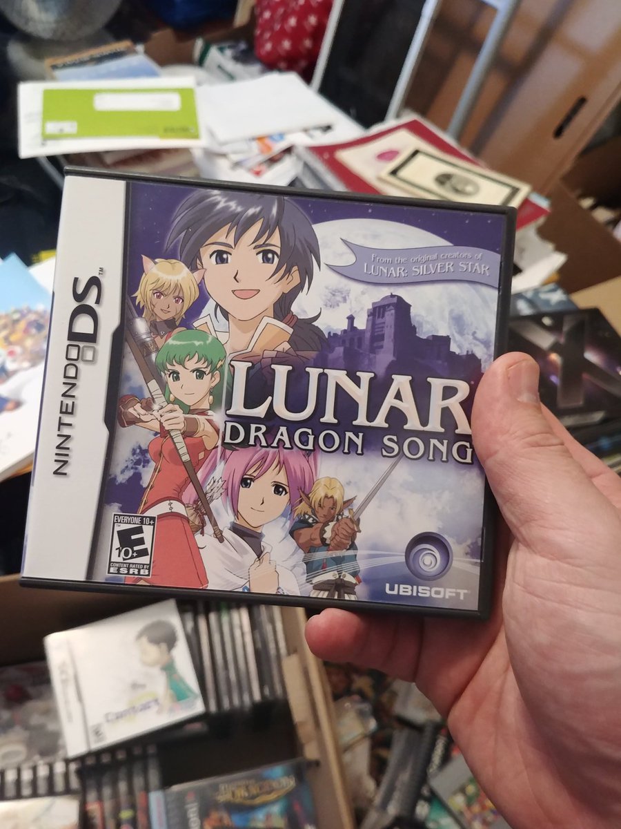 Unfortunately, I also found a copy of Lunar: Dragon Song, which, well... was better off forgotten in a closet.