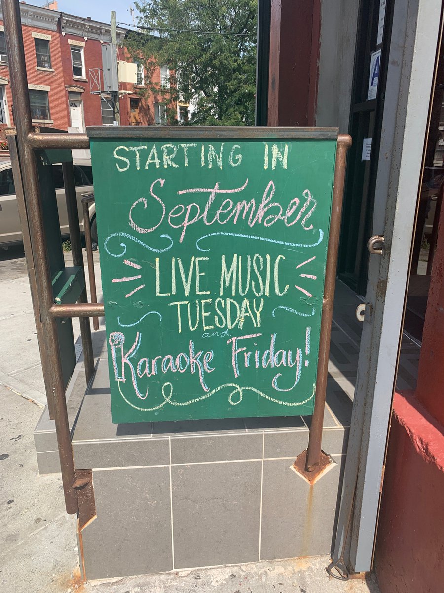 Starting in September!!

Live Music Tuesdays 🎼 &amp; Karaoke Fridays 🎤