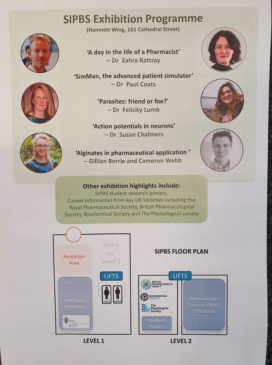 SipbsS's tweet photo. Please join us on Monday for an exciting open day lineup! We are looking forward to meeting our future students. @SIPBS_Strath @StrathScience @StrathMPharm 
#whatyoucanbe https://t.co/QNzbeNxqST
