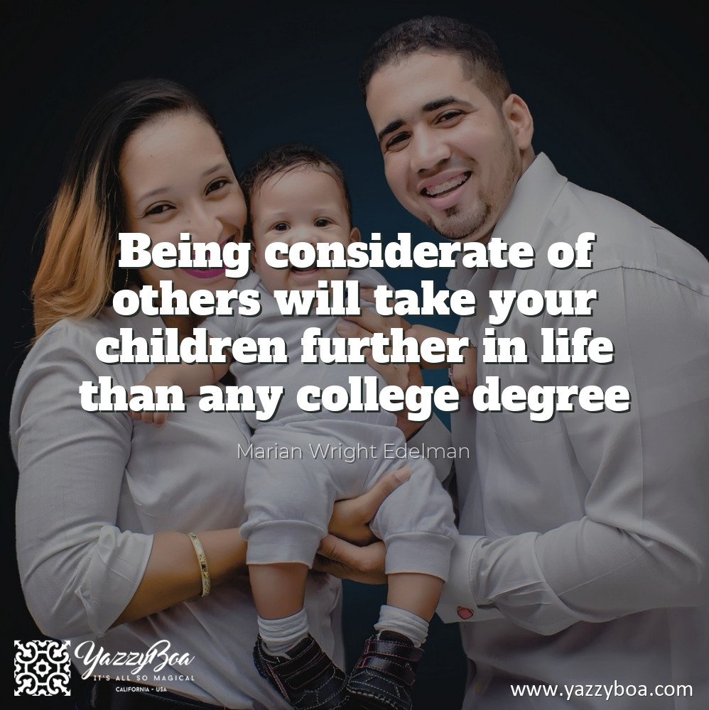 YazzyBoa's tweet photo. "Being considerate of others will take your children further in life than any college degree." - Marian Wright Edelman
.

.
.
.

#family #yazzyboa  #toddler #infants  #ParentTips #FamilyMotivation #babyFashion #babyShop #babyCute #babyStyle #parenthood #parents #parentingTips https://t.co/P2D6h6JRcF