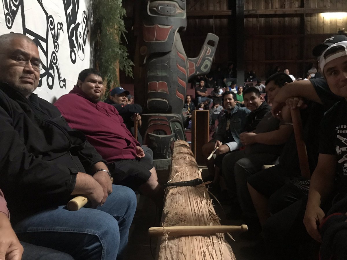 WildSalmon_FN's tweet photo. My Uncle Charles Willie is fulfilling his cultural/family responsibilities this weekend in Tsakis (Ft Rupert)

I get to sing my heart out all day/night with the fine gentlemen at the drum log

#CultureIsStrength #AboriginalRight #FirstNations #WeAreAllEqual https://t.co/EjpbbylrE2