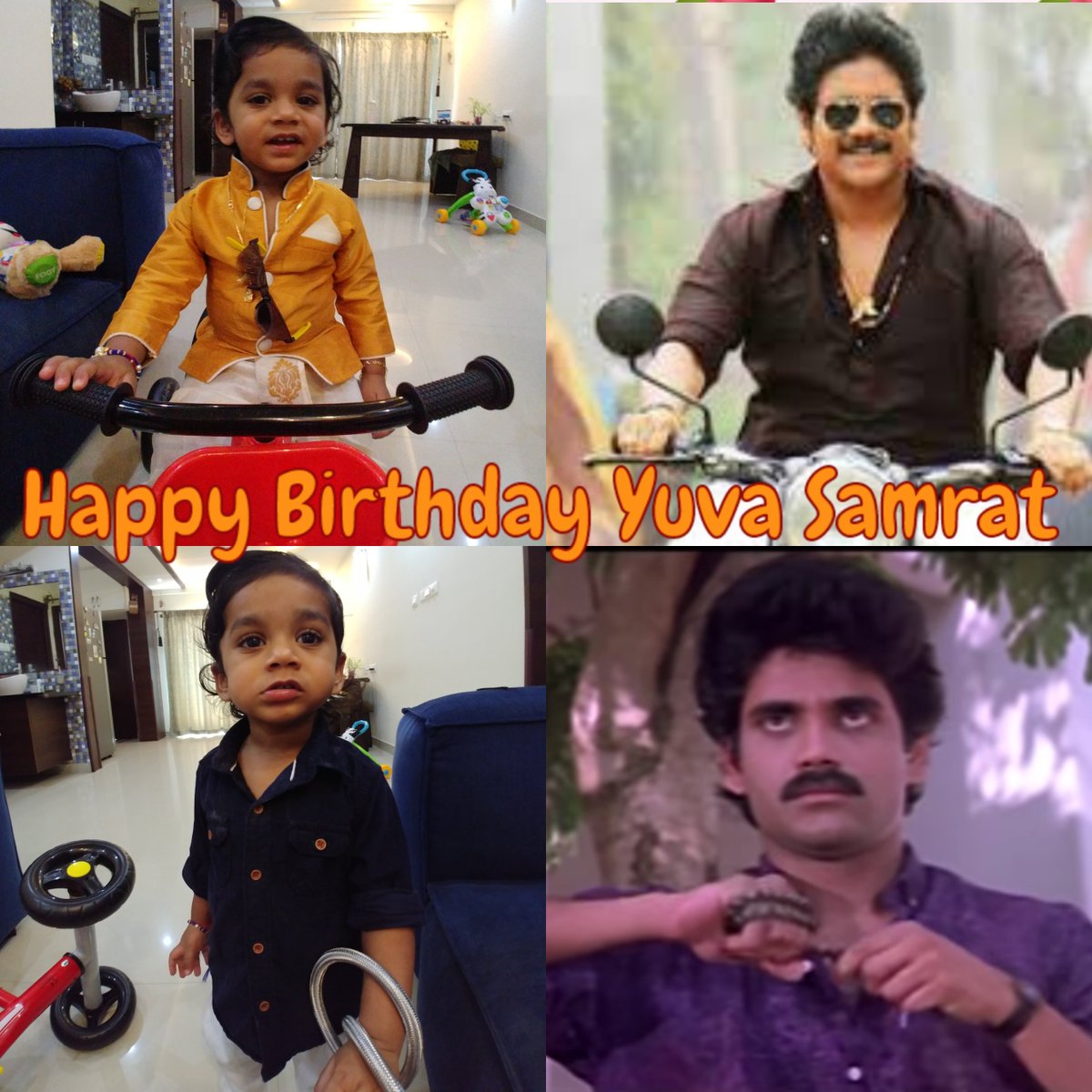 vyshalitweets's tweet photo. @iamnagarjuna To our Beloved King, our little one wishes a Very Happy Birthday :-) https://t.co/7RAqLReTLq