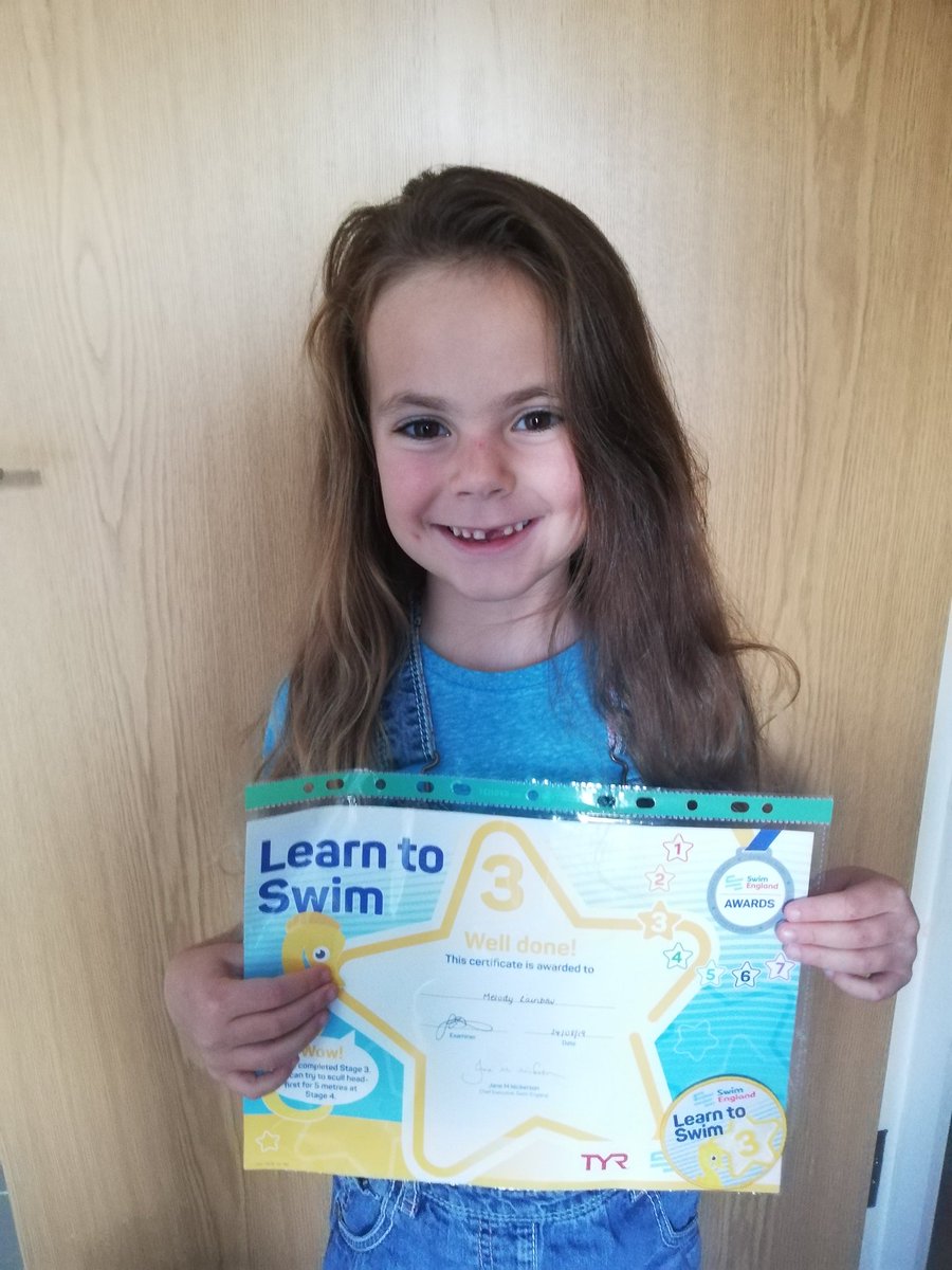 KellyRainbow7's tweet photo. Melody has achieved her stage 3 swimming badge!
@CanadaHillSch @canadahillholly
#mylittlefish #justkeepswimming https://t.co/xQQo9YpoGn