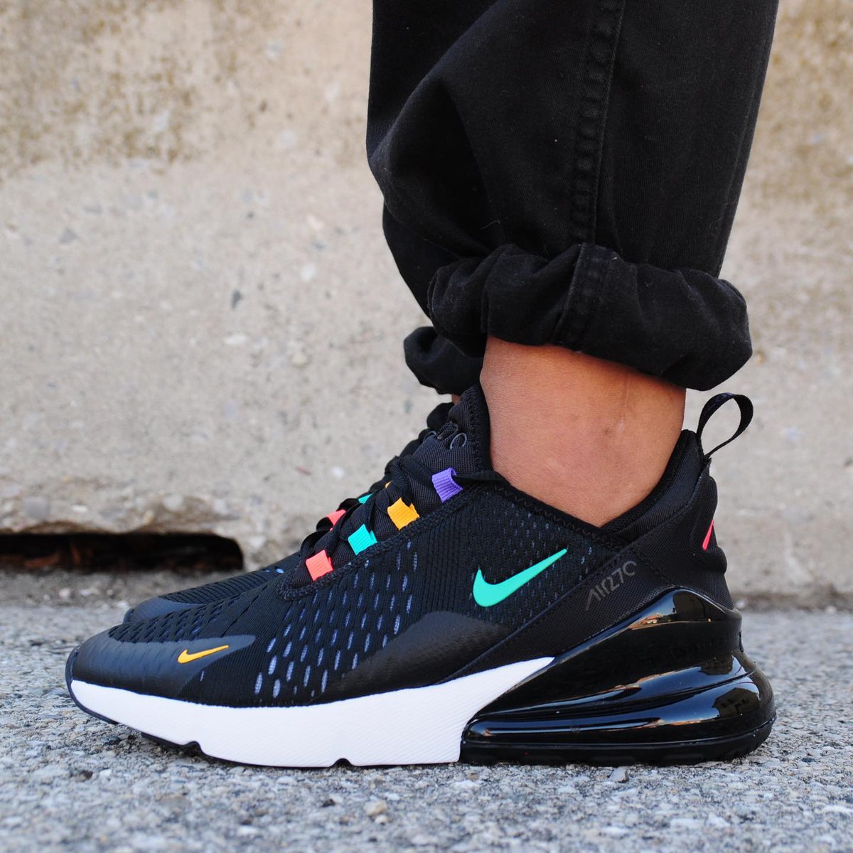 nike air max 270 girls black