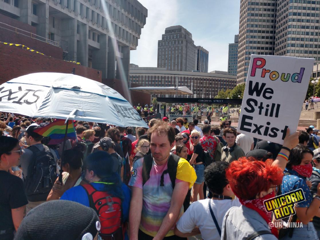 Unicorn Riot on Twitter "Counterdemonstrators are gathered near the