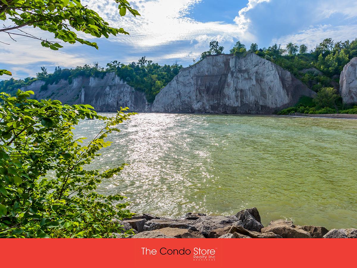 Scarborough Bluffs is worth visiting! Experience breathtaking views and serene nature trails! #torontolife #torontorealestate #toronto