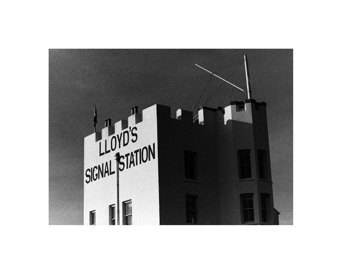 Coastpics1's tweet photo. Before radio, communications with ships at sea was via flag signals from the shore. Lloyd’s Signal station near Lizard Point, Cornwall survives today. #coast #coastal #cornwall #mycoast #monochrome #blackandwhite #bythesea #lizardpoint #lizardcornwall #analoguephotography https://t.co/TGfACNqq4G