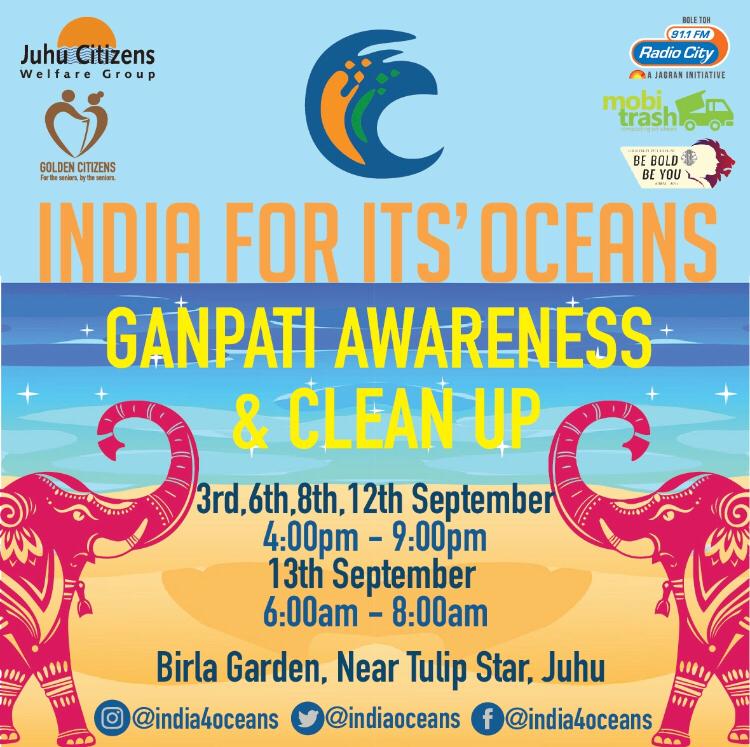 Be a change you wish to see #join #india4oceans an initiative by <a href="/CitizensGolden/">Golden Citizens Trust</a> to educate &amp; spread awareness along with <a href="/mobitrashIN/">MobiTrash</a> <a href="/radiocityindia/">Radio City</a> #JuhuCitizensWelfareGroup
Ganpati Bappa Morya, Pudcha varshi maaticha ya <a href="/narendramodi/">Narendra Modi</a> <a href="/SrBachchan/">Amitabh Bachchan</a> <a href="/akshaykumar/">Jolly Mishra - Asli Jolly from Kanpur</a> @swachhindia