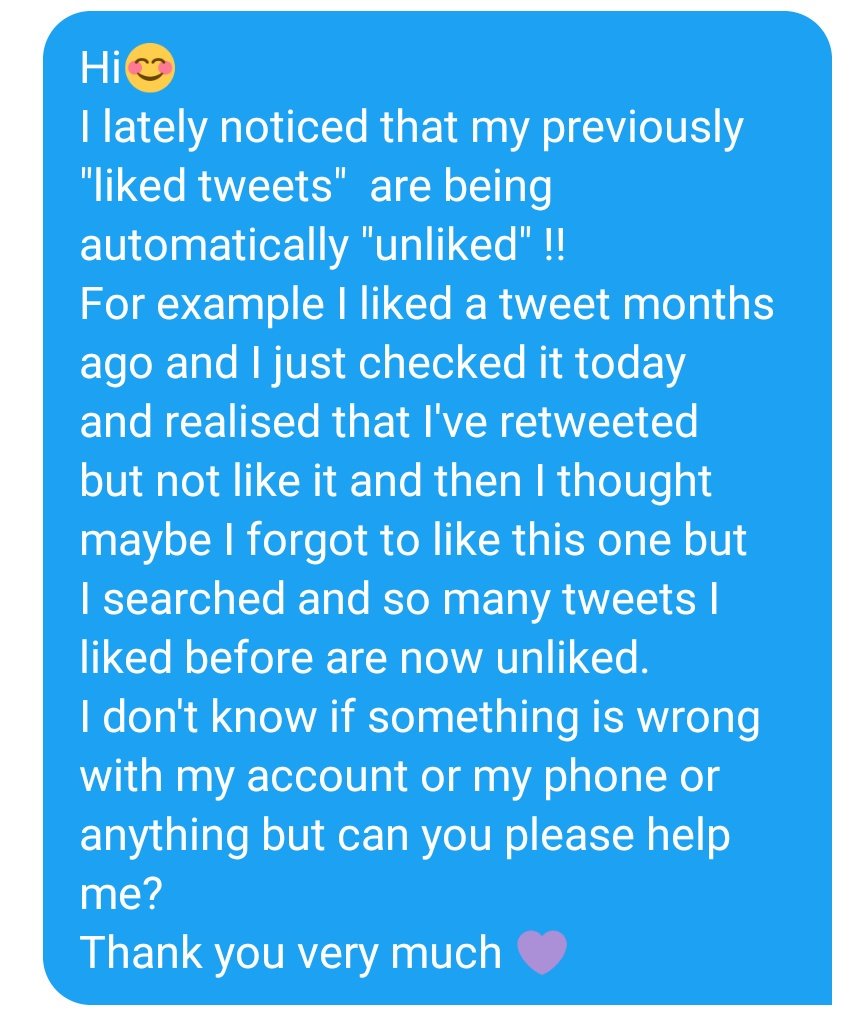 Niloo_ot7's tweet image. Dear @Twitter and @TwitterSupport:
Please notice! It's been a long time and I still have this problem🙏🏻
#Twitter
#TwitterFix
#HelpTwitter