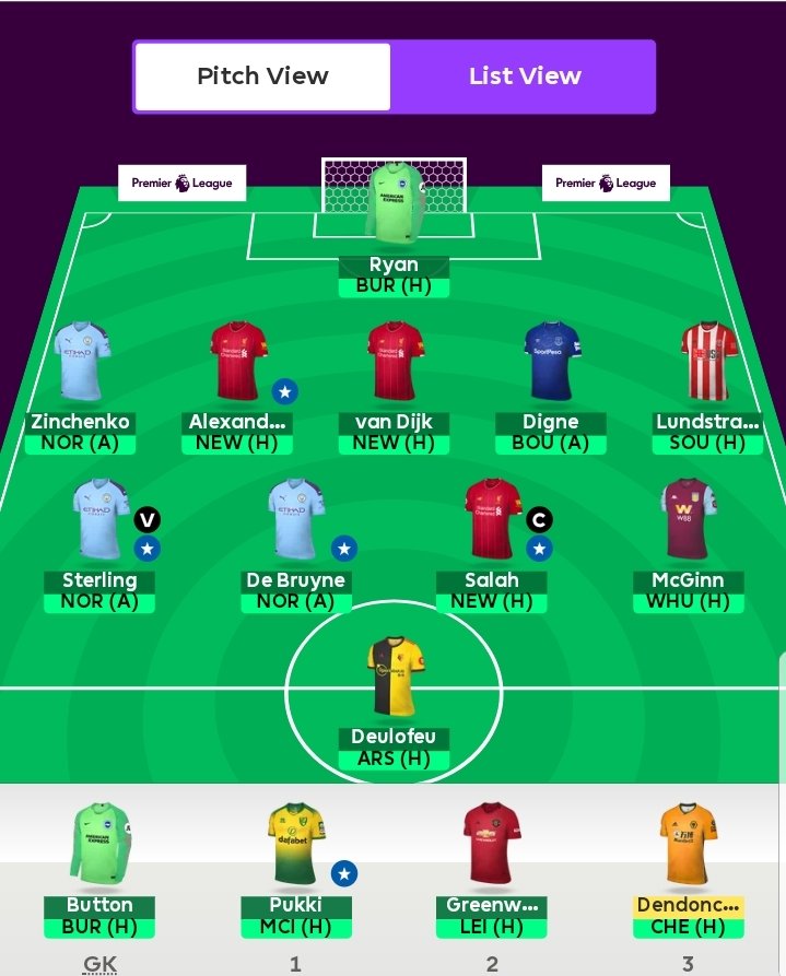 FPLInvestigator's tweet photo. #GW5 bus team..
As much as I like Haller, having 3x LIV and 3x MCI made it very difficult to go to another price point. So I will stick with Barnes to replace Deulofeu, and yes I am benching Pukki 😄.
Transfer is on hold as long as possible during the IB.
#FPL #FPLCommunity #NoWC https://t.co/SOafImOhgw
