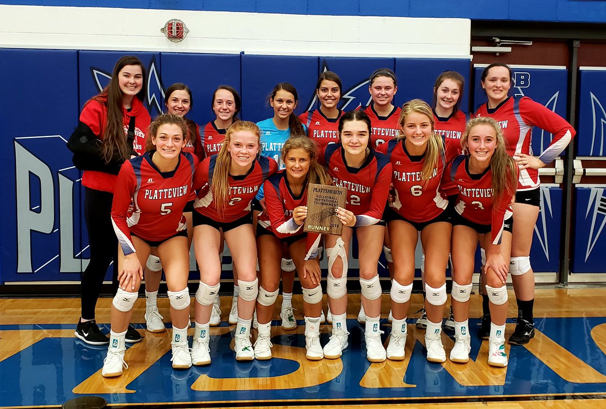 PlatteviewVB's tweet photo. Runner up at Plattsmouth tournament after losing to Norris 18-25, 25-27.  2-1 on the season. 
❤🏐💙
@Platteview_HS 
#gr82batrojan
#WhyNotUs https://t.co/1qP3BJsl1T
