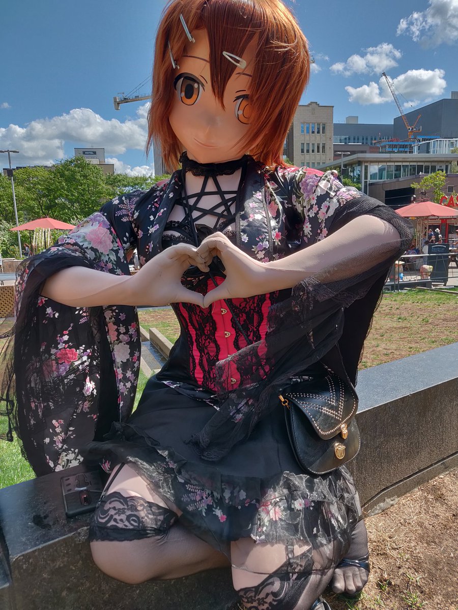 KageRa66b's tweet photo. Oh hello! Ready to join me for the picnic? #kigurumi https://t.co/x9JdlmFYR5