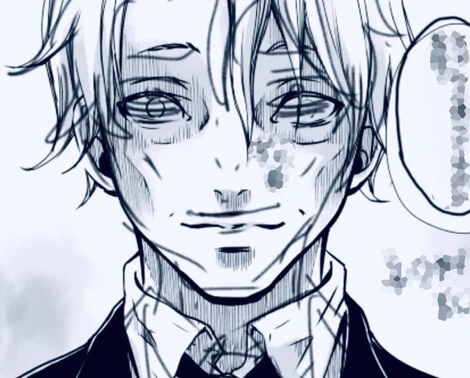 教室。みんなの顔に荒い線が書き足されてるのが見える。線はそれぞれ違う。その人が自画像を描いた時の下書きの線だと気づく。線は私にしか見えないようだ。
スクールカーストトップの男子がモテ自慢をしてるが、顔は子供の落書きのように超酷い線がのたうってて思わず笑ってしまった‥。
#悪夢日記 