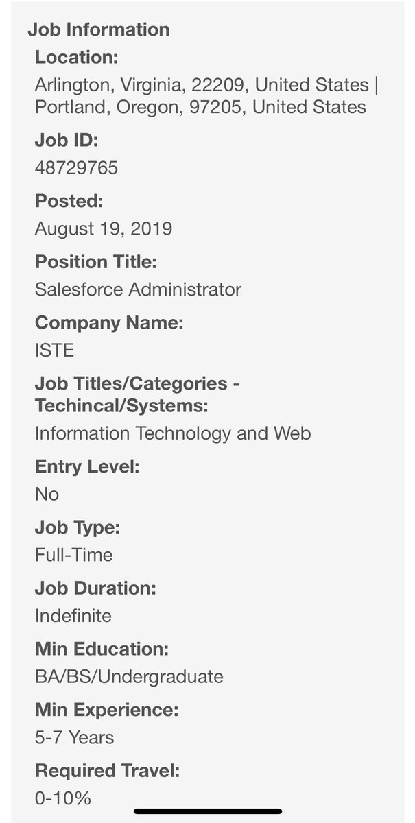 AMSJobsInc's tweet photo. JOB ALERT: The International Society for Technology in Education @iste is looking for a @salesforce #Admin! #association / #Nonprofit experience a plus! https://t.co/HzVDYQE43k #amsjobs #iste #assnchat #associationjobs #arlingtonVA #data #jobs #salesforce #hireme #dctech https://t.co/XXE6AYWDEe