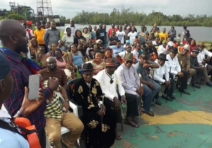 AKalabari's tweet photo. Kula chiefs, elders and youths ask SPDC to vacate Kula community. https://t.co/sr1Xph3Z1C