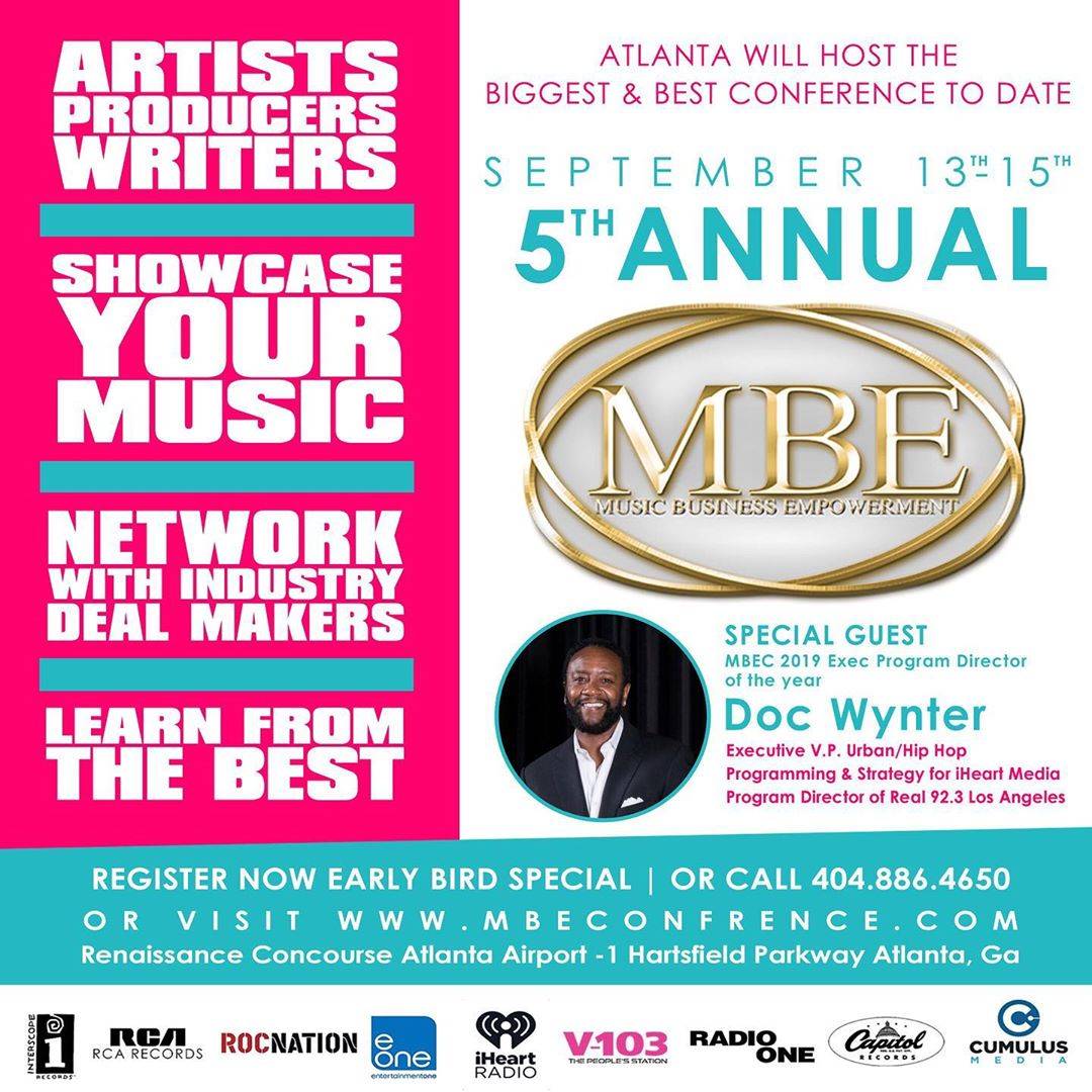 SonikaImaging's tweet image. NEW &quot;All About The Music!&quot; ----&amp;gt;💥💥💥The 5th Annual Music Business Conference is September 13th -15th in Atlanta, Georgia! 💥💥💥

sonikaimaging.tumblr.com/post/187243836…

#MusicBusinessConference #Septembermusicconferences #Atlantanetworkingevents #MBC2019