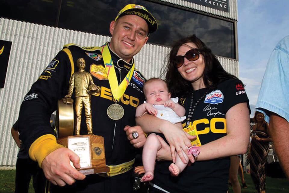 At the 2014 US Nationals <a href="/richiecrampton/">Richie Crampton</a> joined the list of rookies to win at the Big Go when he def Steve Torrence in the final @LucasOilRaceway #InNhra #USNats