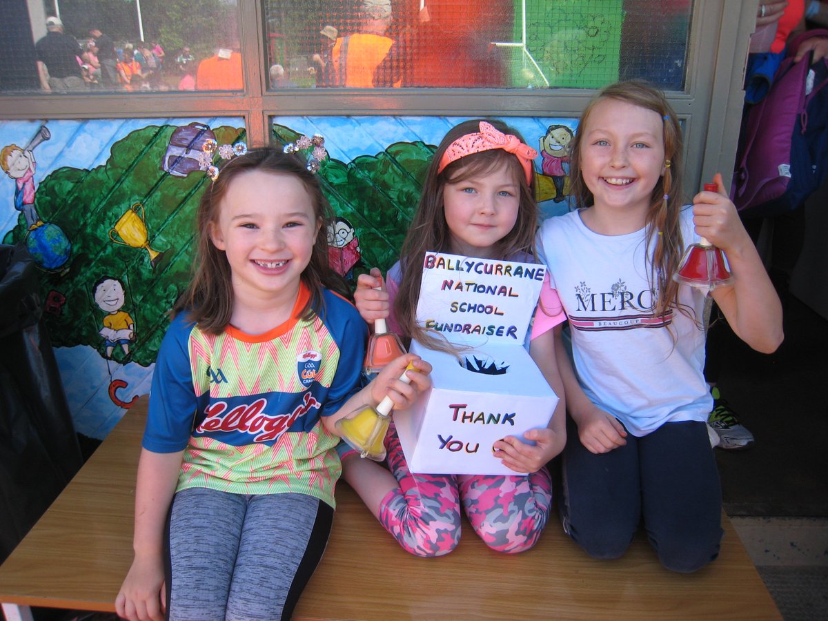 StDeclansWay's tweet photo. Photo of the day from #StDeclansWay Stage 5. It took 10 minutes to take this photo, one was missing so the others went to find her for the photo opp. We hope Ballycurrane National School got great support, they put on such a fabulous spread for everyone. It was so very generous. https://t.co/XVl2Ub5p3z