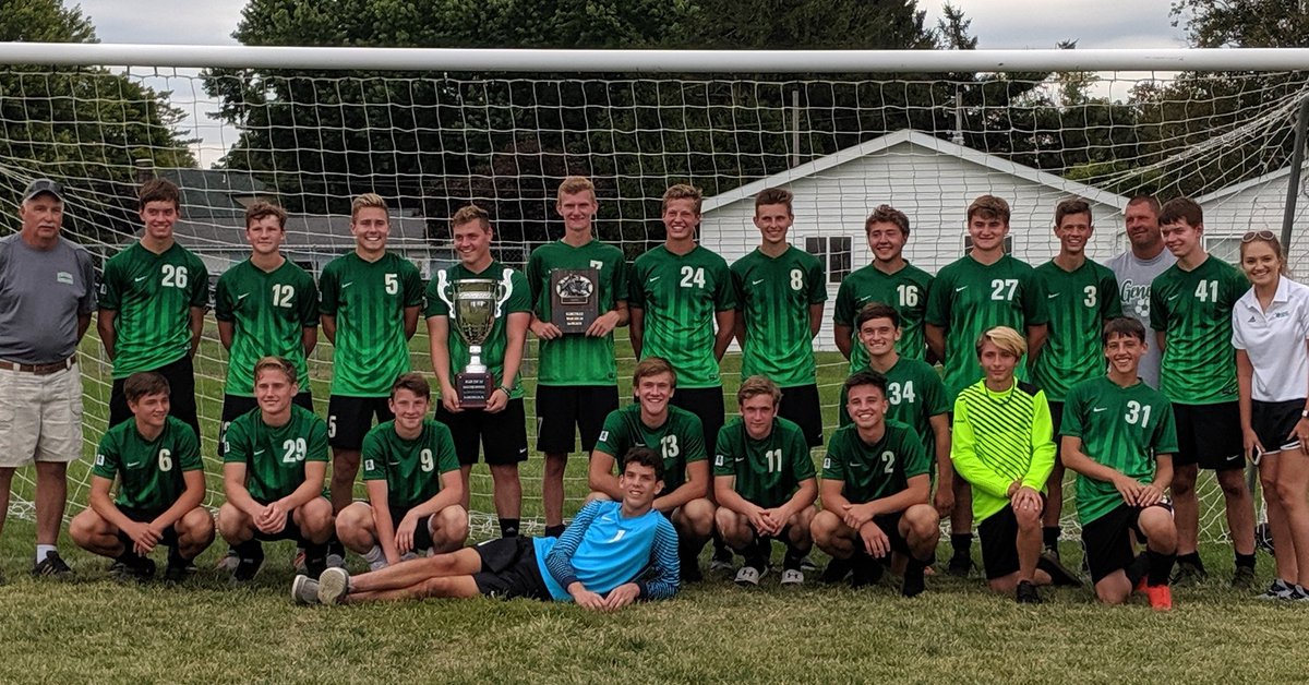 GHSSoccer2's tweet photo. Your 2019 War on 34 Tournament Champions!  Congratulations guys!!!  #BeLeaf #TeamFirst #Family https://t.co/KCMglYl02E
