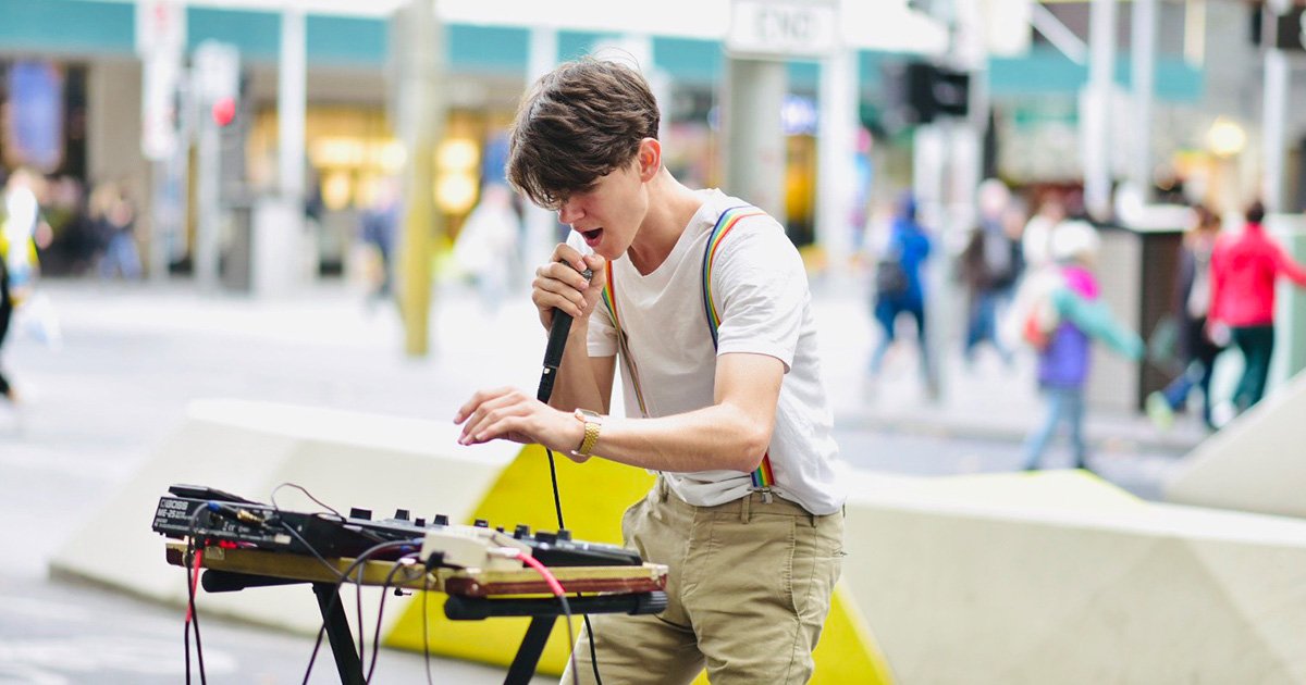From singing covers to rapping original songs, Zachary Mark has performed since he could hold a mic. His style features state-of-the-art electronic music technology.

He'll be performing in our Family Gala, 4:30pm Fri 4 Oct <a href="/CumberlandLorne/">Cumberland Lorne</a> 
#lorne 
#greatoceanroad
<a href="/welovelorne/">We Love Lorne</a>
