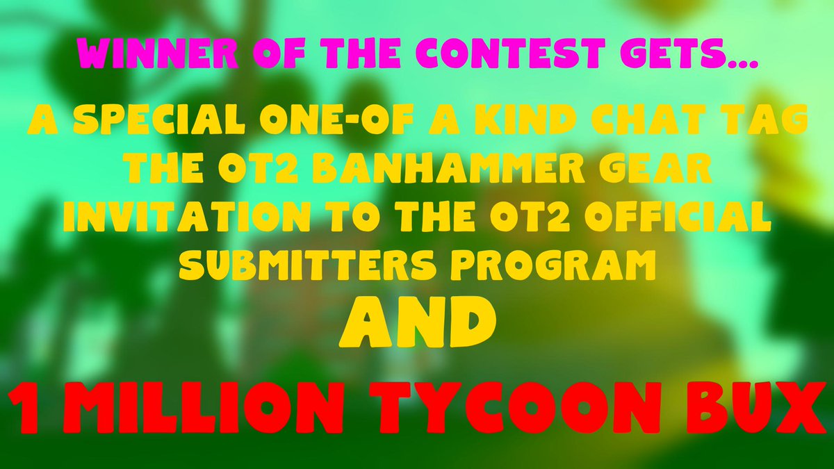 Plantstudios On Twitter The Ore Tycoon 5th Birthday Building Contest Starts Now From September 1 To September 21 2019 Submit Any Item Made In The Theme Of Ore Tycoon S Fifth Birthday This - bux tycoon roblox