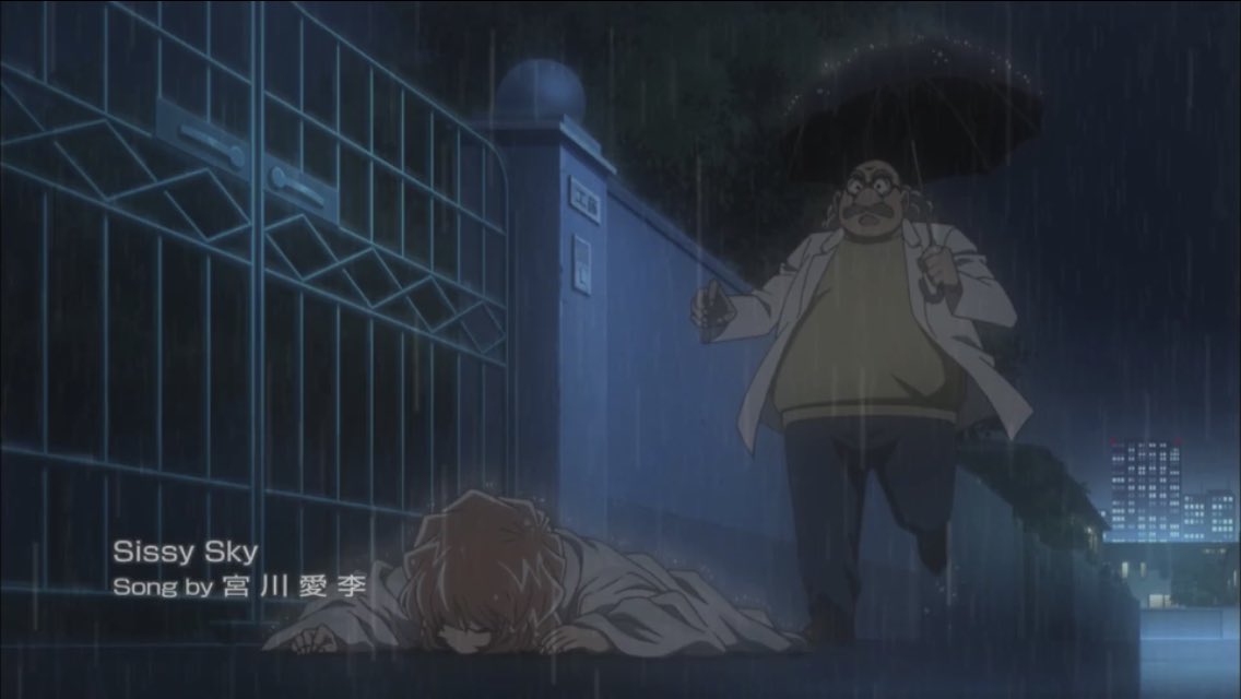 Ellie1412 コナンed Sissy Sky ステキな曲 Sissy は めめしい 意気地なし の 弱虫の という意味 哀ちゃんの空は へと変化 博士 少年探偵団と一緒に明るい空 未来へ向かう最後のシーンが最高 名探偵コナン Conan 哀ちゃん T