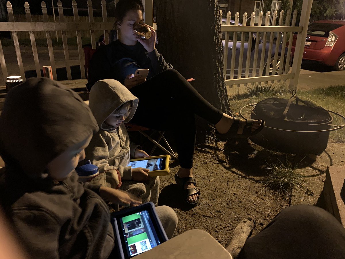 Perfect night with my fam and <a href="/Xfinity/">Xfinity</a> WiFi to provide plenty of entertainment! #ad #Xfinity #BestSummerEver #Bonfire #WeWillMissYouSummer