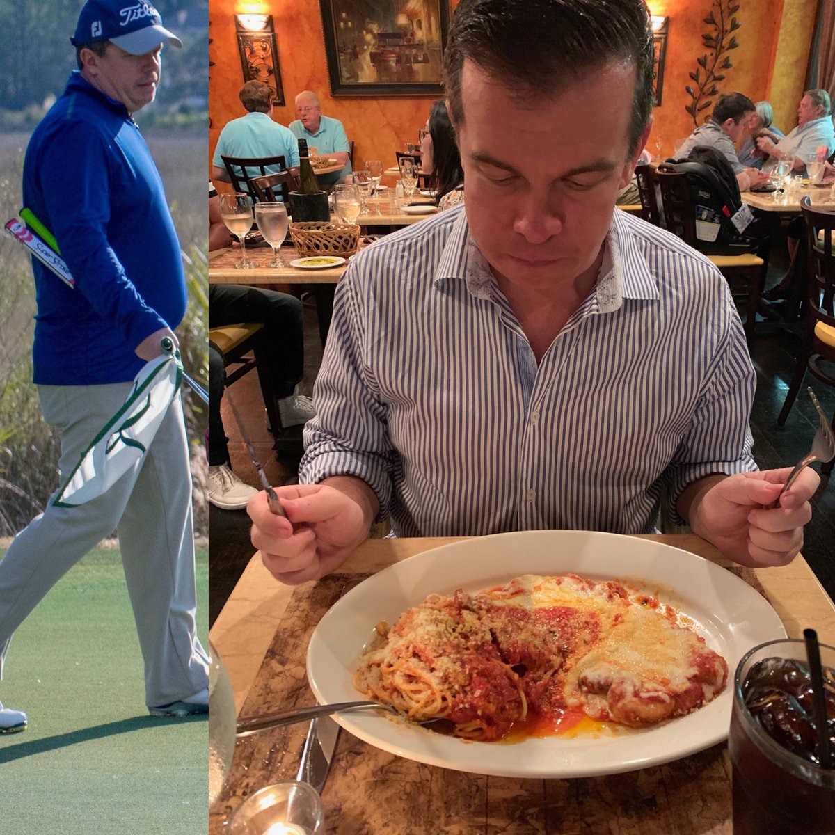 MetroRob's tweet image. Still sticking with the @stallingsgolf protocol. Think I’m joking?  #rewardforbustingmyass #beticaneatmorechickenparmthanstallings