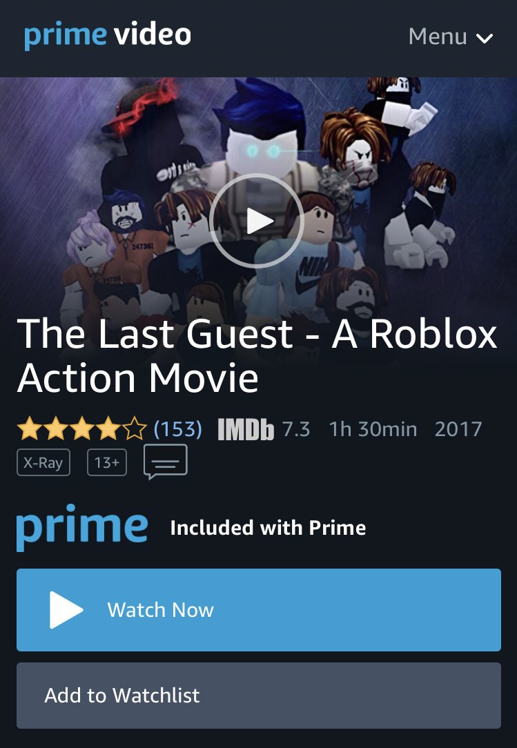 Female Protagonist On Twitter Wh Why Is This Roblox Movie On Amazon Rated Pg 13 - pg roblox accounts