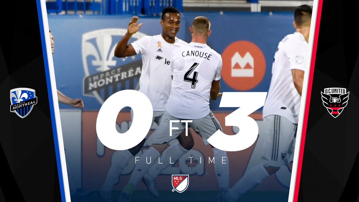 MLSes's tweet photo. FINAL: Claro y contundente triunfo del @dcunited en Montreal #MTLvDC 0-3 https://t.co/dpkFY026dc