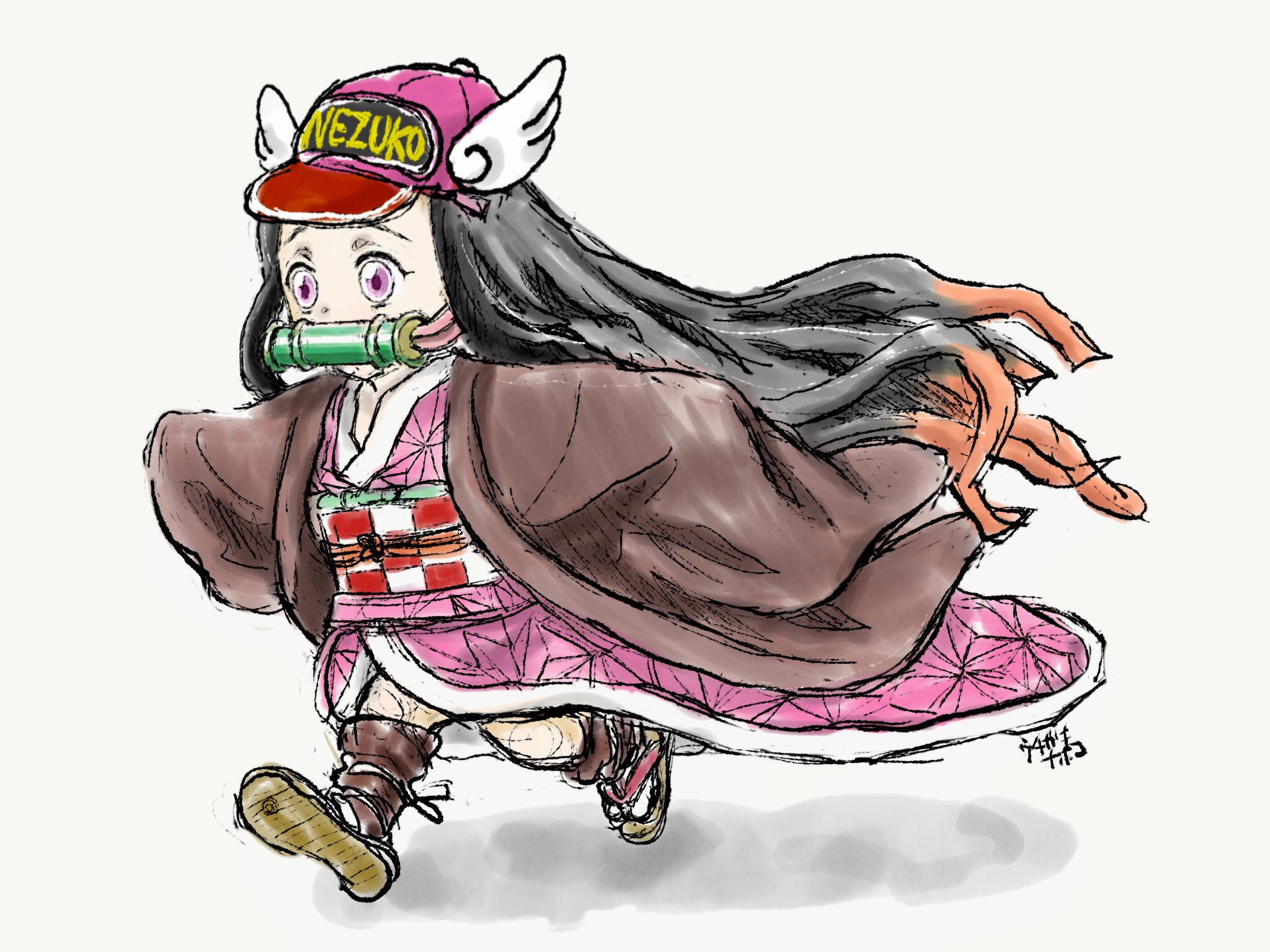ウチガキナホコ そして逃げるねずこ描いてたら あれもしかして似てるのでは と付け足してみたら 思いのほか似てたw ファンアート イラスト 鬼滅の刃 竈門禰豆子 ねずこ ドクタースランプ 則巻アラレ アラレちゃん T Co Sykujhhlyn Twitter