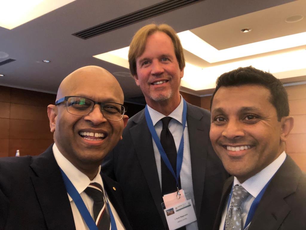 At the International Academy of Oral Oncology meeting with Scott Magnusson chair of session on advances and excellent talk from John de Almeida from Toronto on Tongue base mucosectomy for carcinoma unknown primary #headandneckcancer