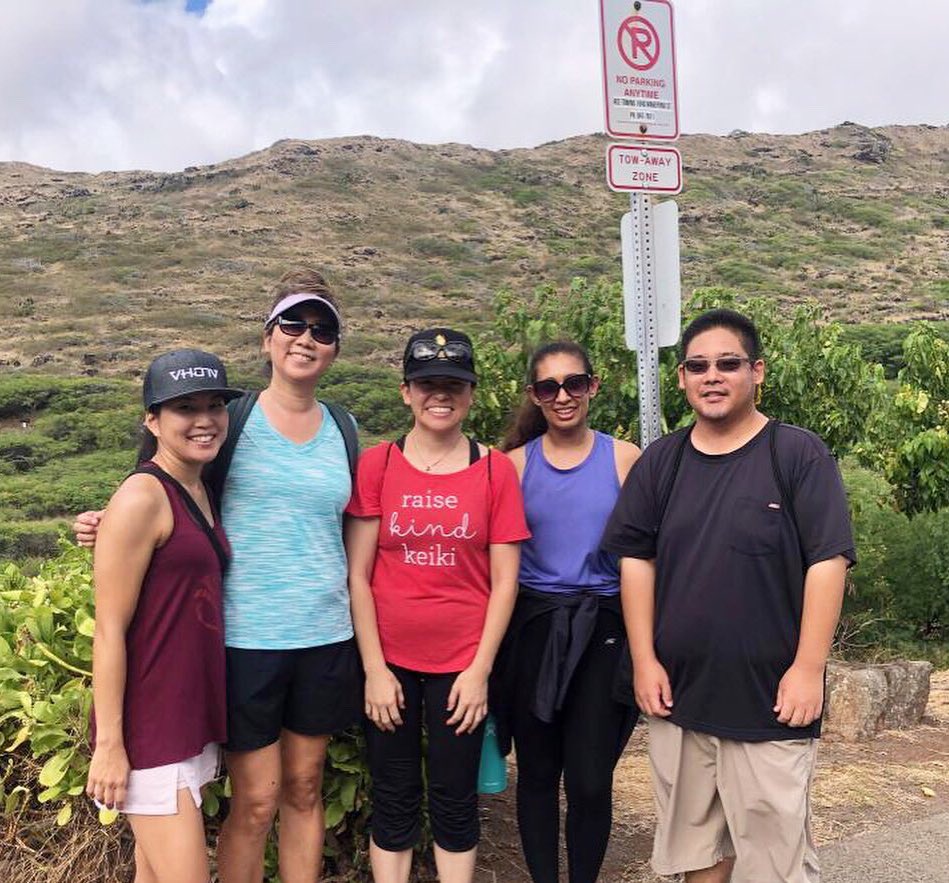 MrsLTsuruda's tweet photo. Saturday hike to promote a healthy way to keep fit. Mahalo to families who made it out today! #IBHawksFly https://t.co/lJftip5tqb