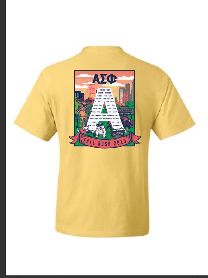 ASPFresno's tweet photo. Fall rush shirts now available. Big dawgs only                                                 https://t.co/lSVRWp05uH https://t.co/45TGgKo5fx