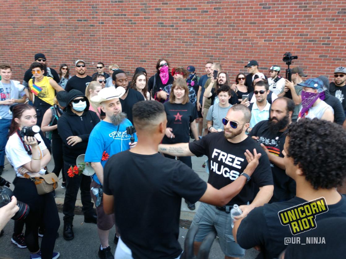 Unicorn Riot on Twitter "Counterdemonstrators are gathered near the