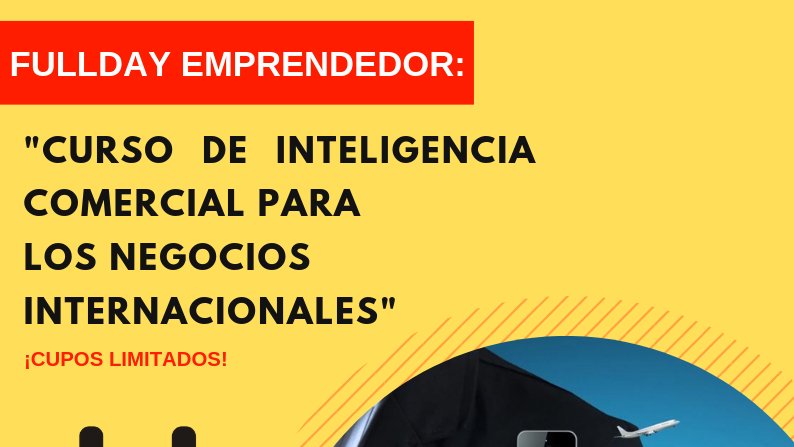 PeruAsiaPacific's tweet photo. CURSO FULLDAY:
"INTELIGENCIA COMERCIAL PARA LOS NEGOCIOS INTERNACIONALES" 📆 Día: Sábado 28 de septiembre.
🕑 Hora: 09am
📍Lugar: Cámara Perú Asia Pacífico ¿Más información?
☎ Fijo: 01 667 6126
📲 Whatsapp: 950 969 322
📩 ejecutiva.operaciones@asiapacific.pe
VACANTES LIMITADAS‼ https://t.co/sQzkbeqPRN