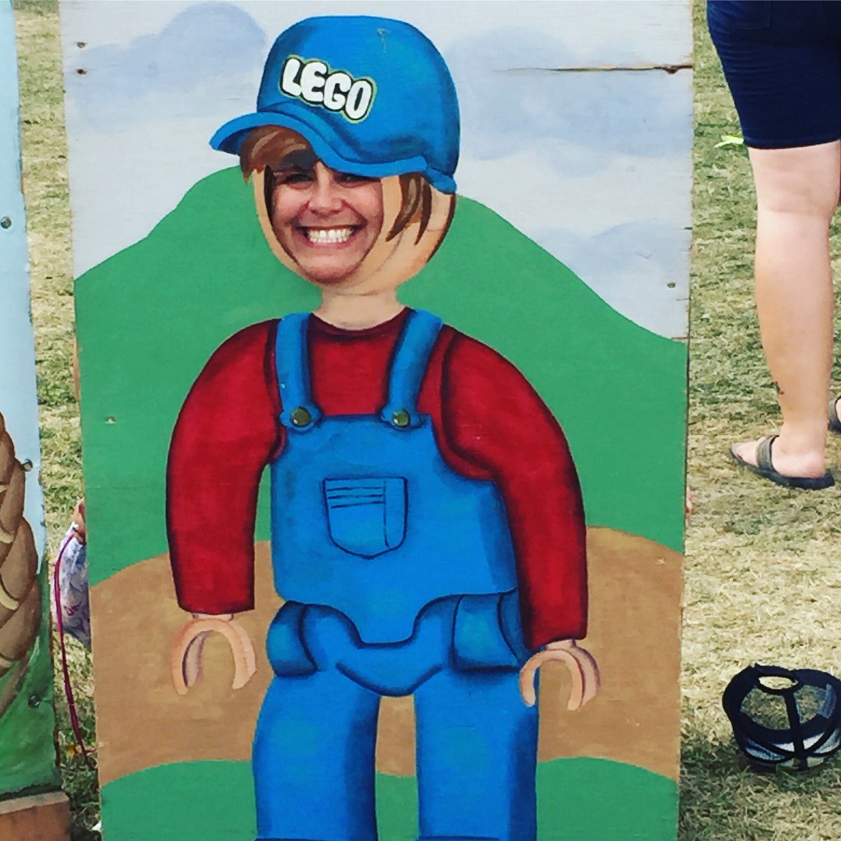 Northof35GP's tweet photo. I left my CB LEGO man at home for these travels but look what I found at the IPE! #northof35 #ipearmstrong #armstrong #britishcolumbia #canada🇨🇦 https://t.co/92WKNQjQVV