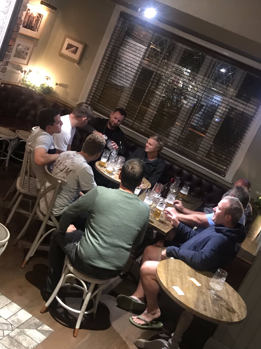 Despite the loss, a great club night. Boys enjoying themselves.