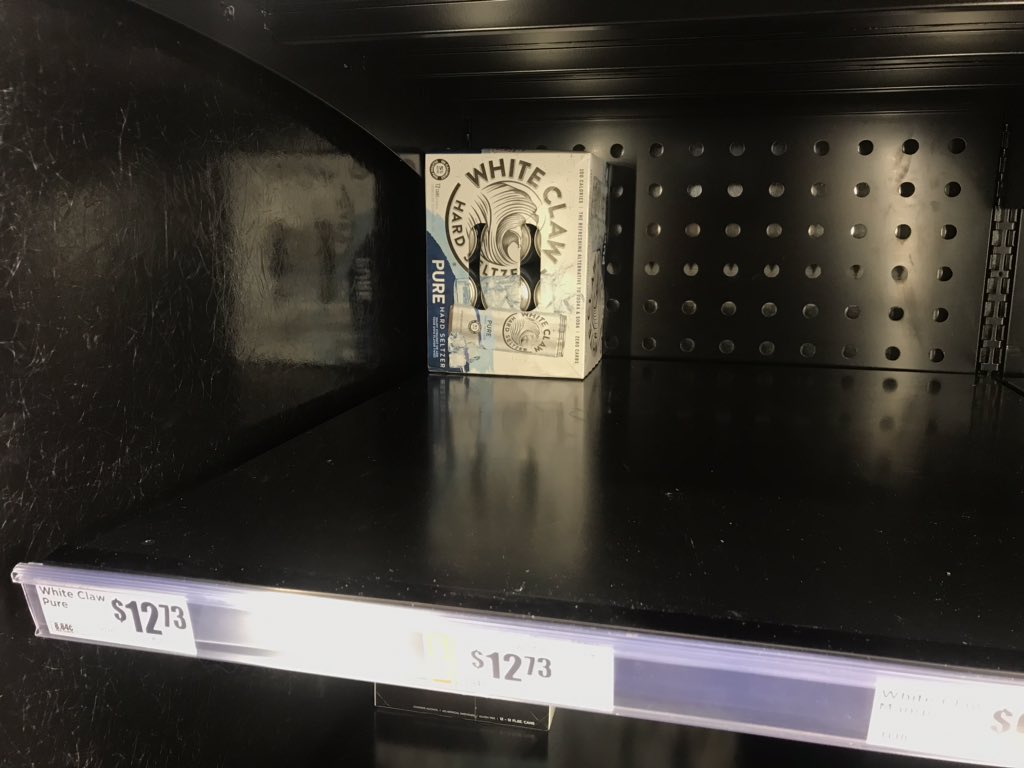 samsanders's tweet image. Got the last White Claw at the grocery store so clearly the Lord is watching over my Hot Girl Summer