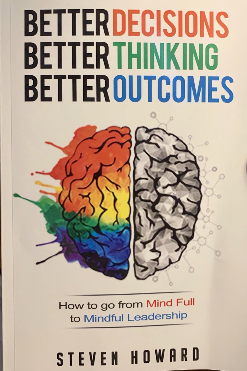 MeredithDuke10's tweet photo. I’m excited to begin this book by Steven Howard. “Mindfulness is a management technique that enables leaders to make higher quality decisions, enhance cognitive thinking skills, improve employee engagement, increase productivity, and produce more desirable results...” https://t.co/LoaFelnrIh