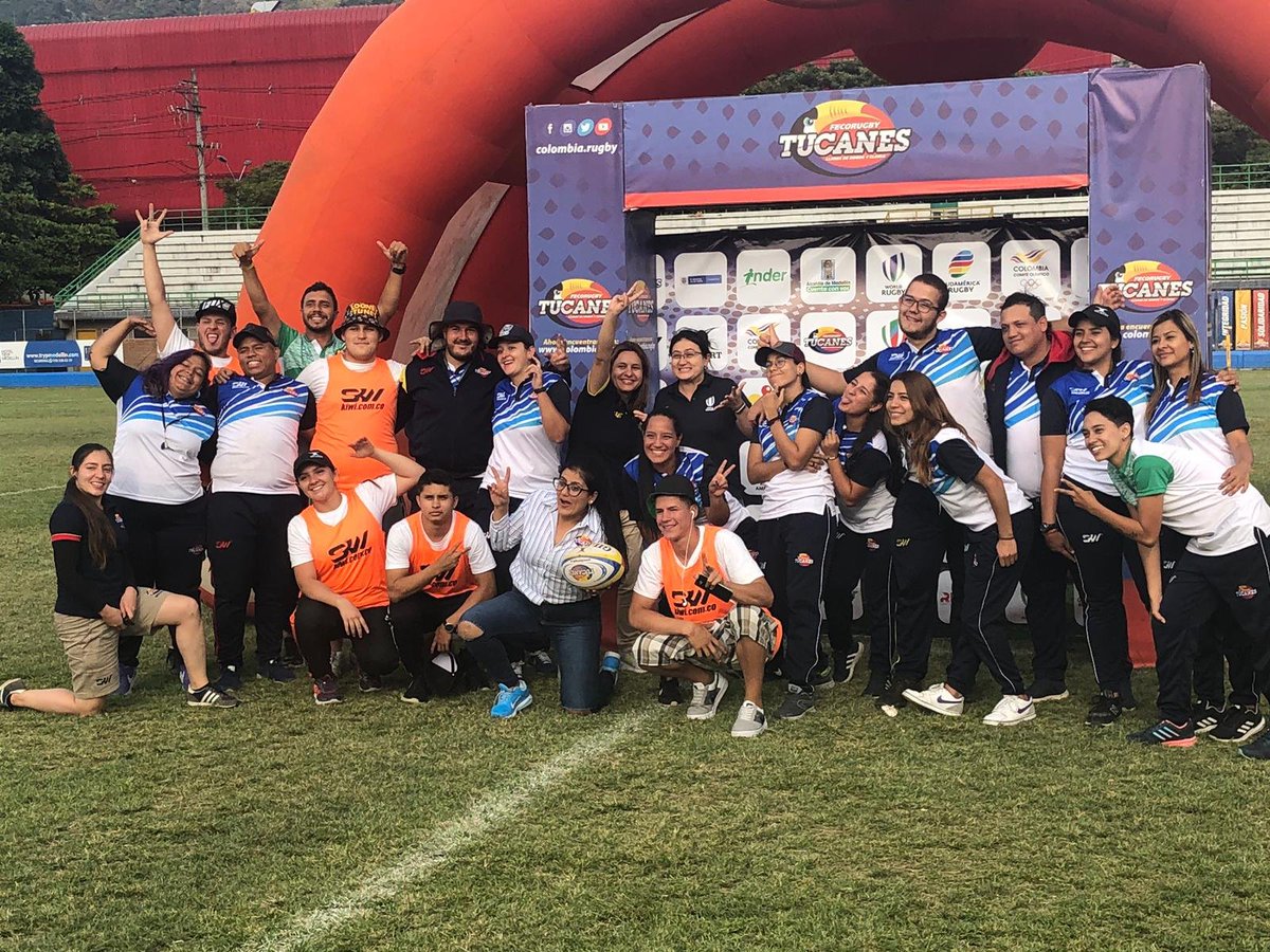 sudamericarugby's tweet photo. Americas Rugby Challenge 🏆 | Todo el equipo de la Federación Colombiana de Rugby que trabajo detrás del Torneo ¡Muchas gracias a todos! ¡Felicitaciones!
#ARCH2019 🇨🇴🇵🇾🇲🇽🇰🇾
#AmericaCrece
#ElRugbyNosUne https://t.co/kDNxo7O8uc