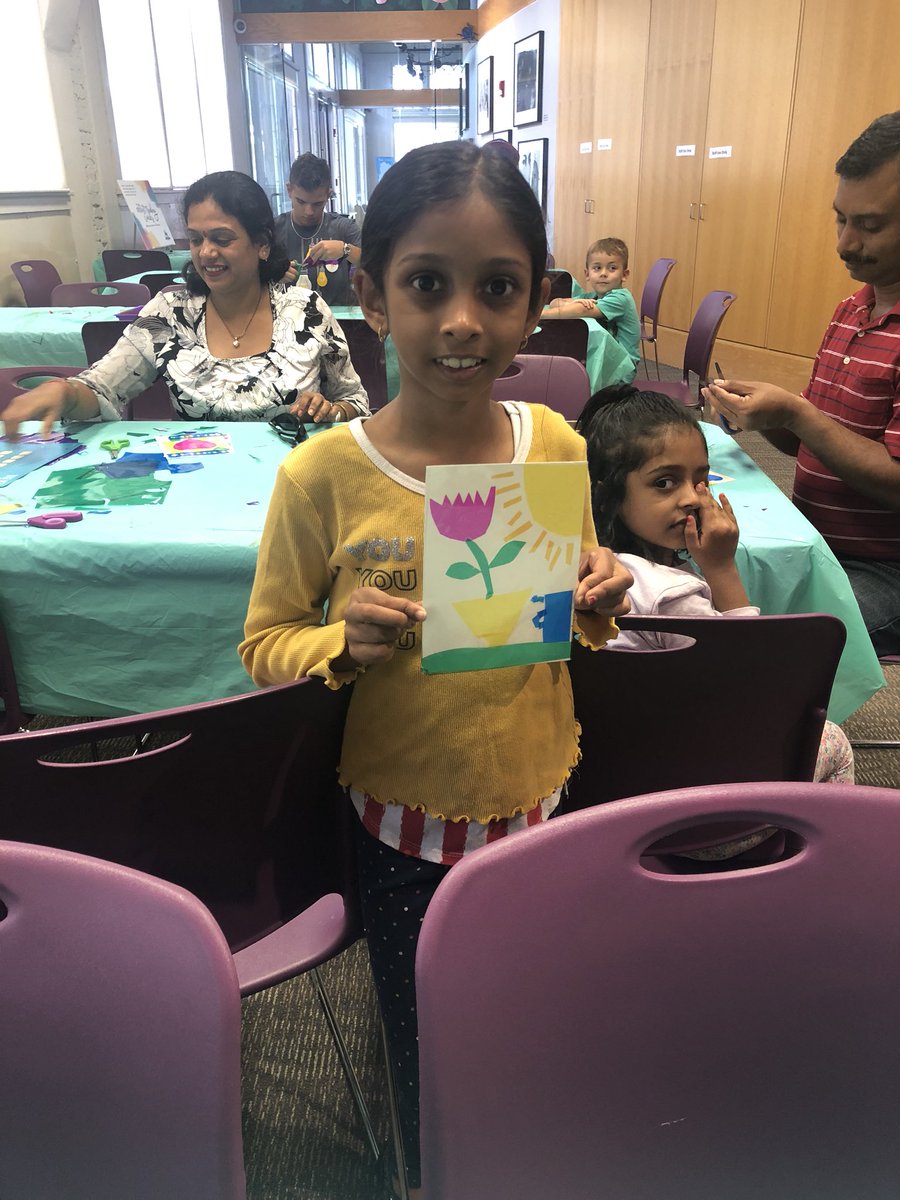 NCCIL's tweet photo. A busy and creative FREE Family Fun Saturday in the studio today! Visitors came from close by and far away to create a colorful collage. We had visitors from Houston, Lubbock, and Dallas - just to name a few! #abileneproud #artandliteracy #visualartsedmatters #keepartfree https://t.co/VVWlhXcDvG