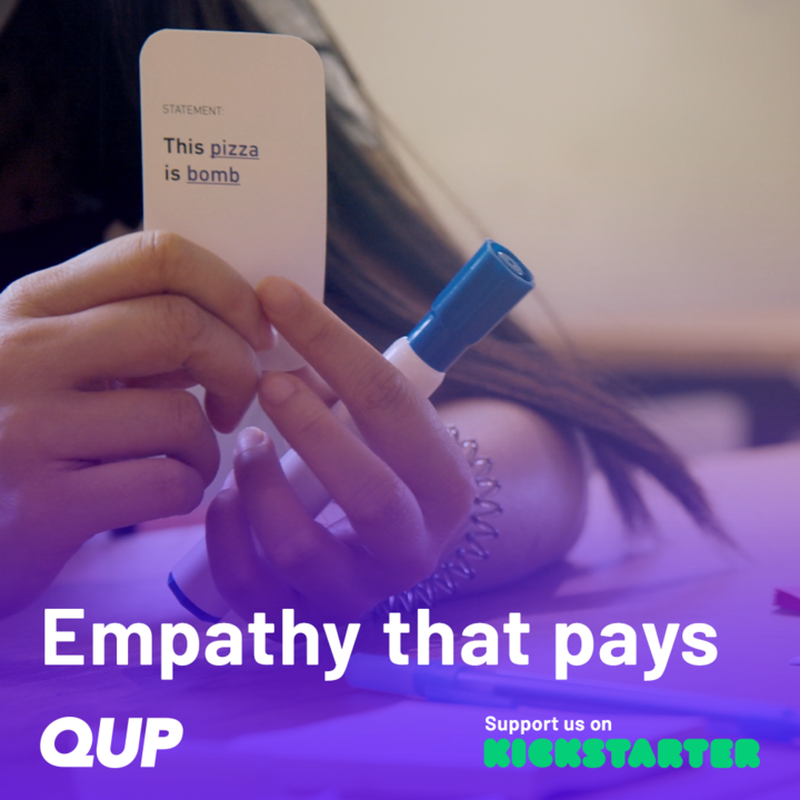 play_qup's tweet photo. QUP is the most fun and engaging way to teach students #curiosity and #empathy. Get your hands on a deck today: https://t.co/y1qi9bd7IW 

#PlayQUP #DesignThinking https://t.co/WgHBUx2uxm