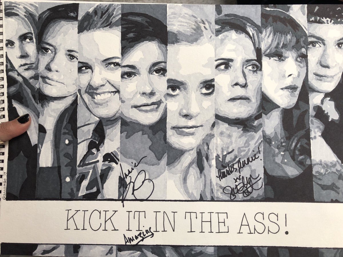 @SamSmithTweets @kimrhodes4real you two are the best. Thank you for being so sweet and inspiring me to #kickitintheass 🙌❤️