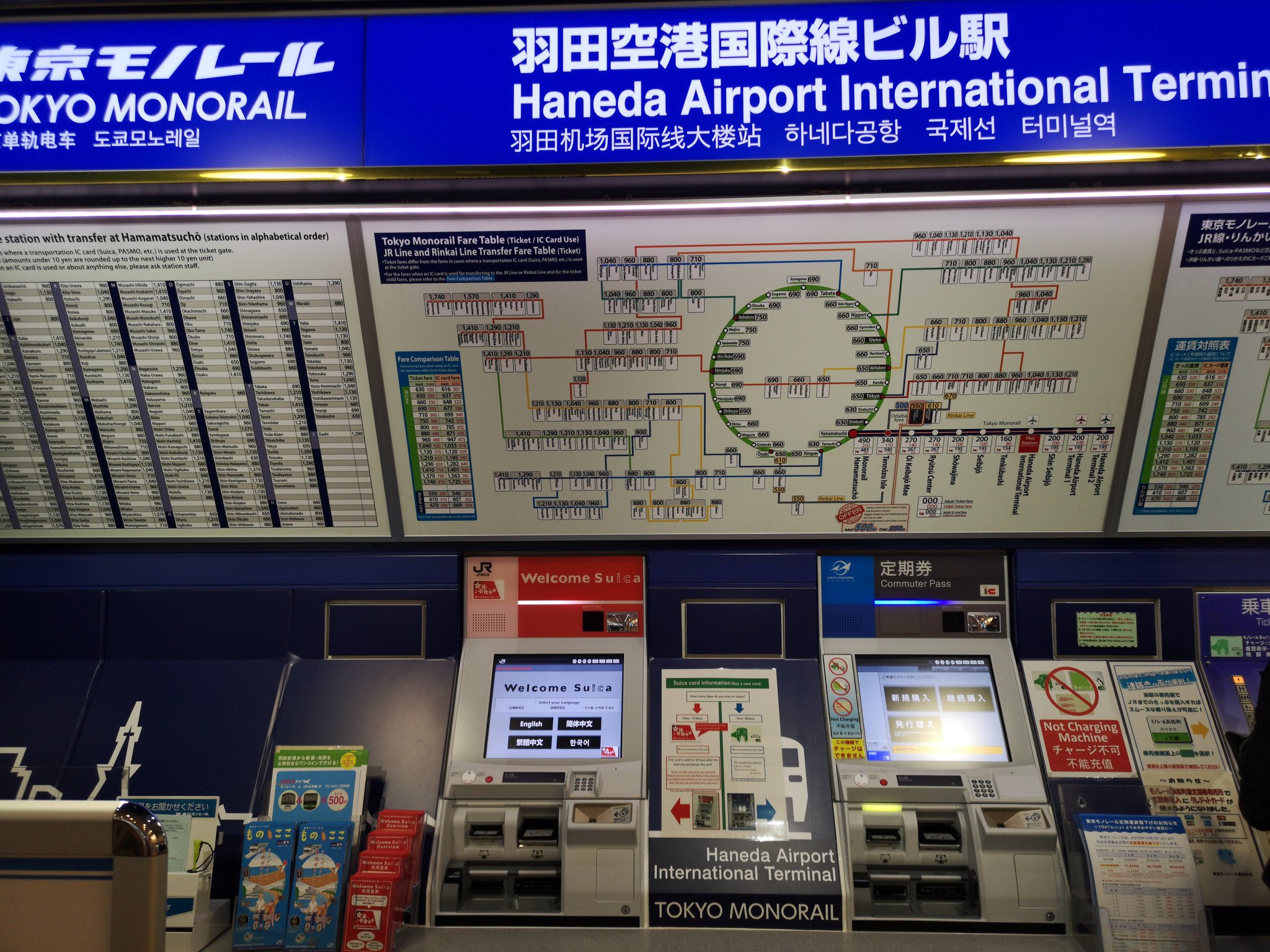 Yamasaka M 羽田空港のwelcome Suica 専用券売機は国際線ビル2階のモノレール改札にある券売機並びでした のんびりホリデーsuicaパス もこの券売機で発売できるようです T Co Aen45tiy63 Twitter