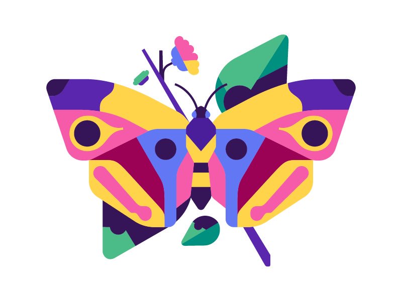 hatune_hama's tweet photo. look at the picture that I've painted - Butterfly #gallerythegame #coloringbookㅈ https://t.co/awhwVjIS9g
