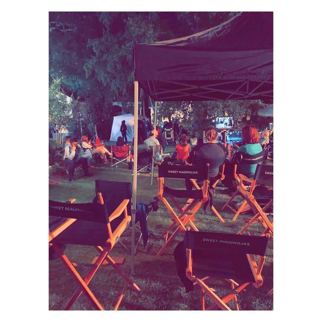 jamielynnspears's tweet photo. 4:30am wrap for me so I could leave at 6am to catch my flight which I made all thanks to @JimNickas &amp; @norbuck + the cast &amp; crew who were still going at it when I left.. Thankful to be working w/ such GOOD people who ALL happen to be very talented at what they do. #SweetMagnolias https://t.co/8lBQmb9yMk