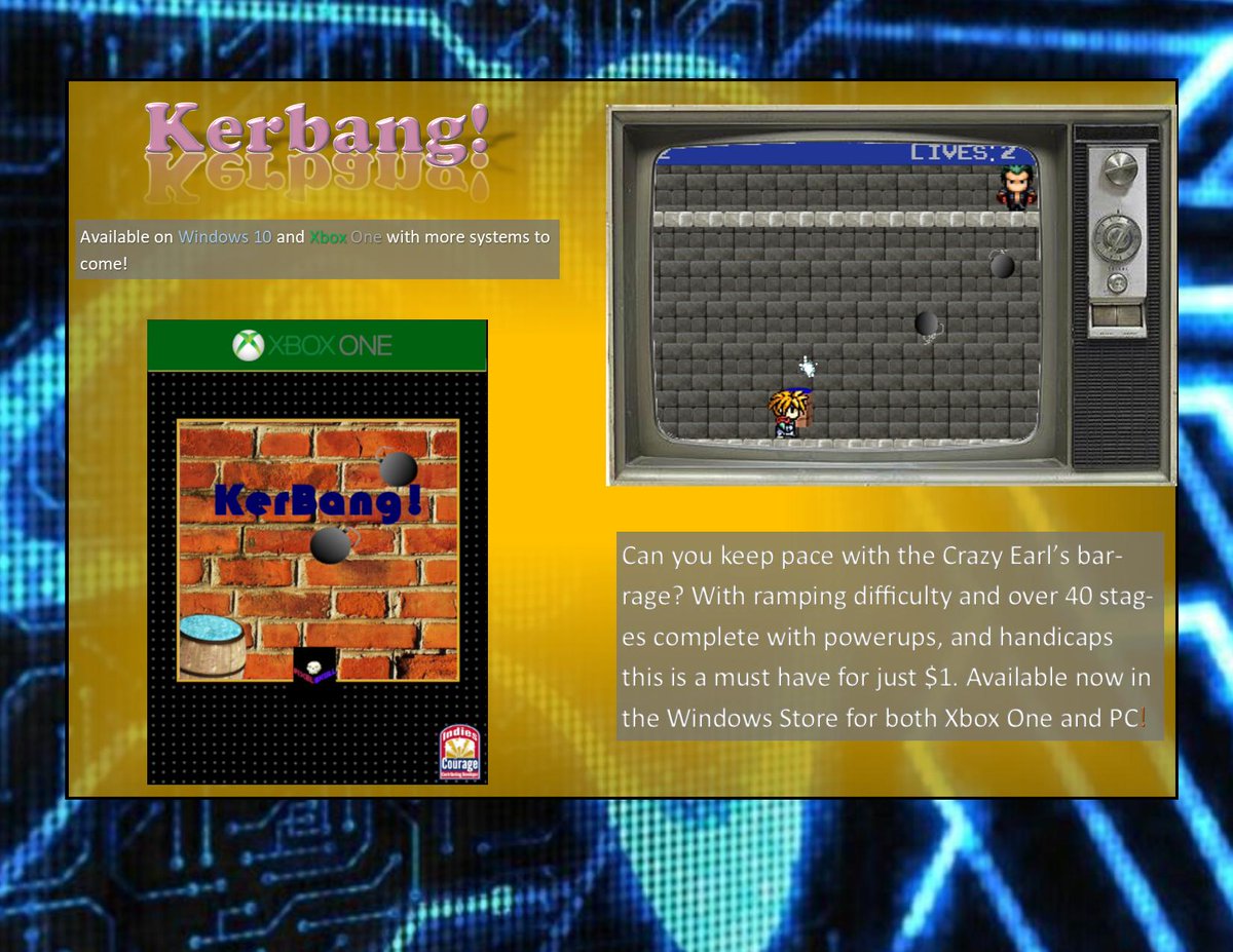 pixelSkullDEV's tweet photo. Grab a copy of Kerbang on the #WindowsStore #XboxOne #Windows10 #PC #RetroGame #RetroGaming #ActionGame #Atari
https://t.co/kUmLRbuf7H https://t.co/XwhptQ548j