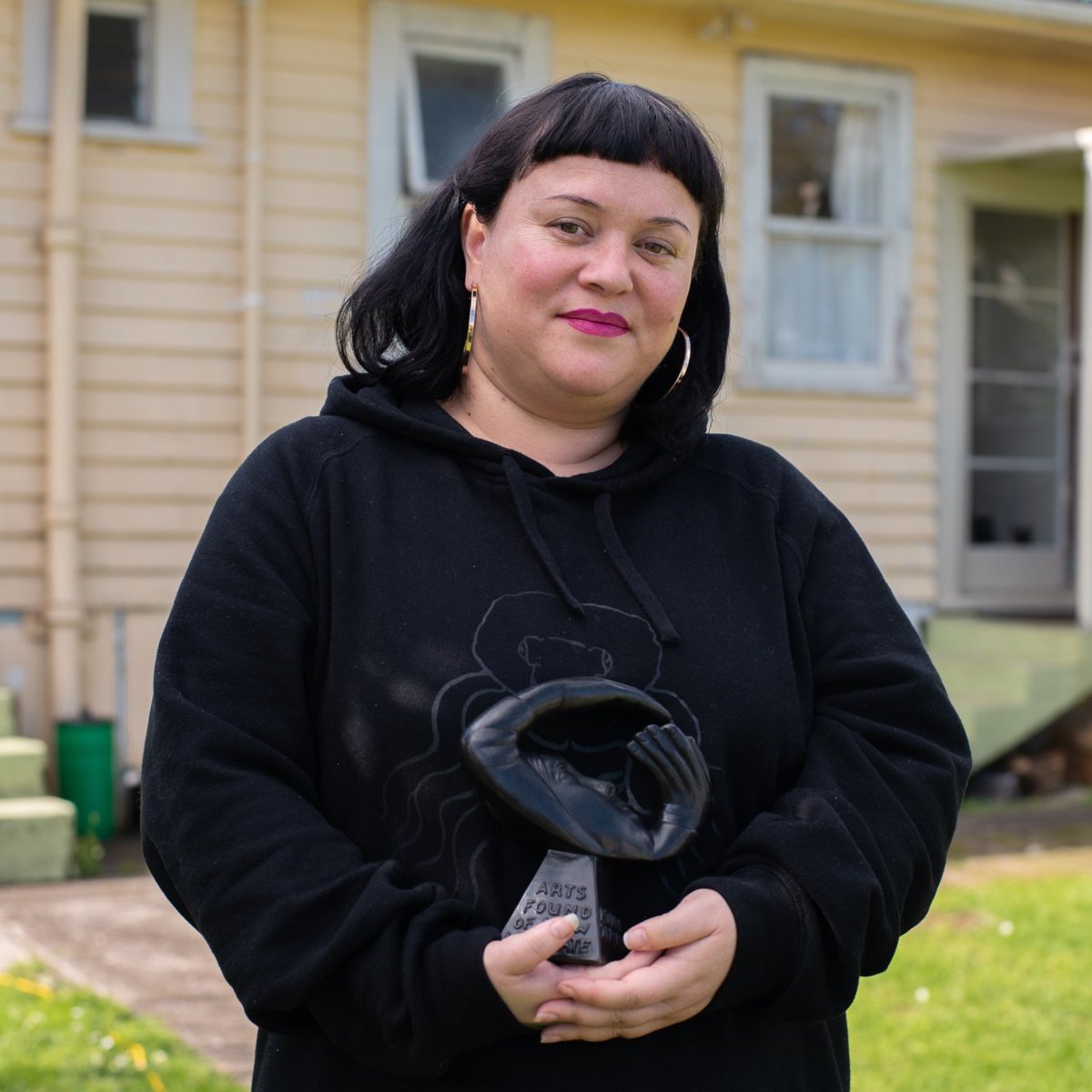 ArohaBridge's tweet photo. Ahem ... look who was awarded an Arts Laureate Award this year.  We're all so incredibly happy for Coco and so incredibly happy that her unrelenting vision/purpose is being recognised and boosted. IMO she's just warming up, so look out! ♥️ https://t.co/GwtpTusvsB